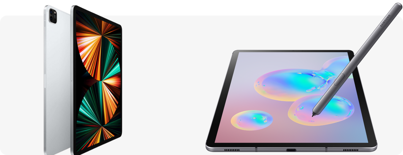 iPads and tablets